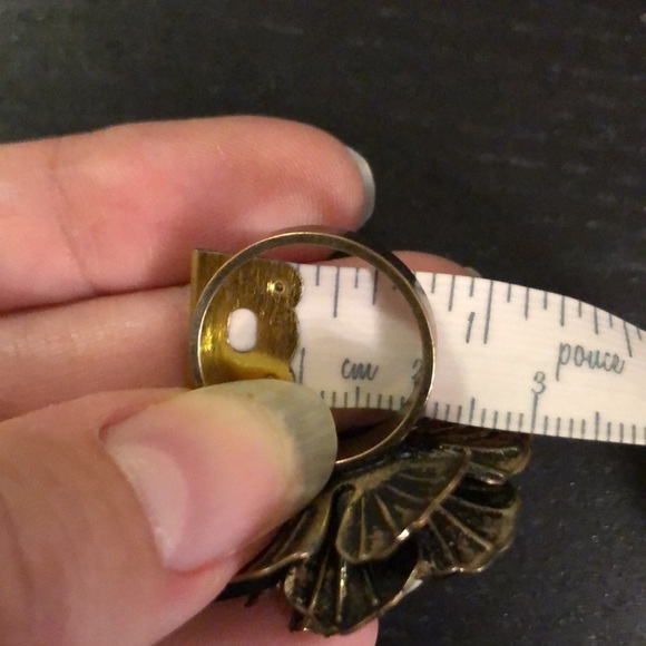 Vintage statement flower ring - Picture 5 of 5